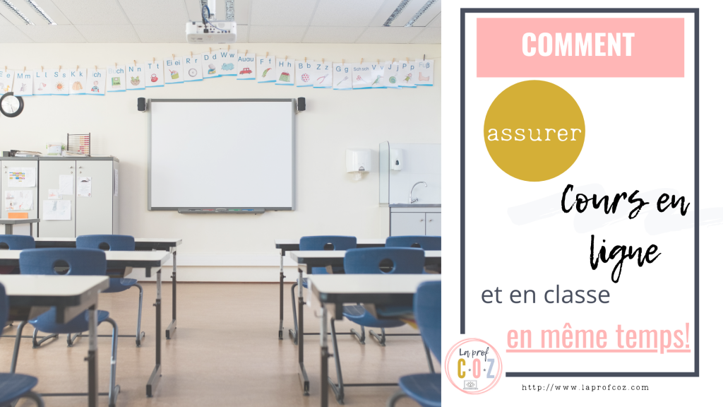 comment assurer cours en ligne et cours en personne en même temps